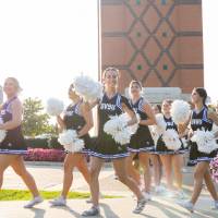 Cheer team on family weekend